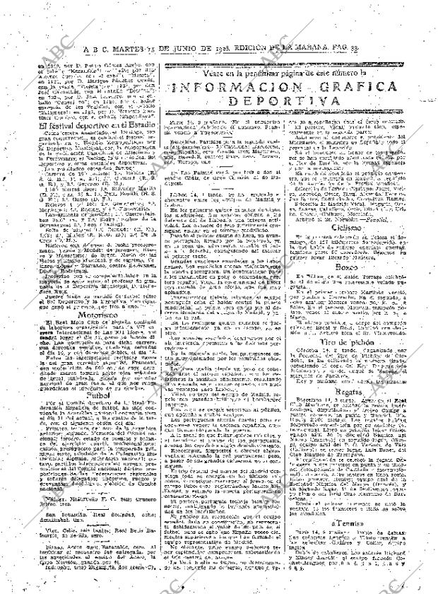 ABC MADRID 15-06-1926 página 33