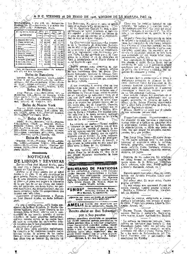 ABC MADRID 18-06-1926 página 24
