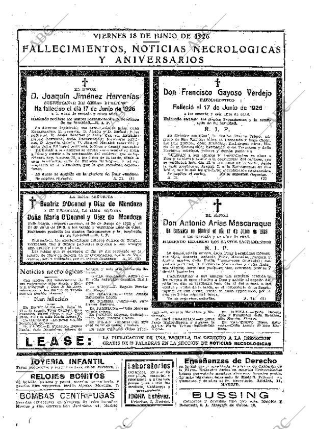 ABC MADRID 18-06-1926 página 31