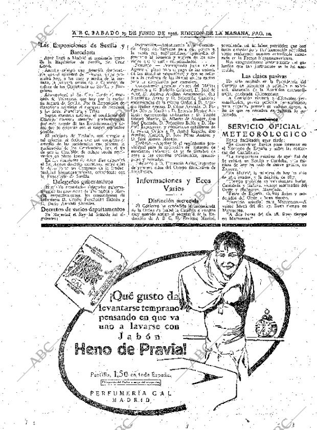 ABC MADRID 19-06-1926 página 10