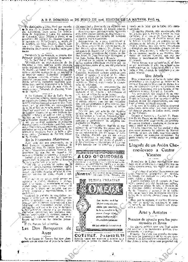 ABC MADRID 20-06-1926 página 24