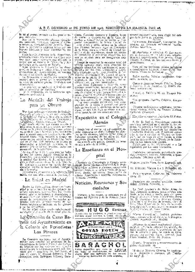 ABC MADRID 20-06-1926 página 26