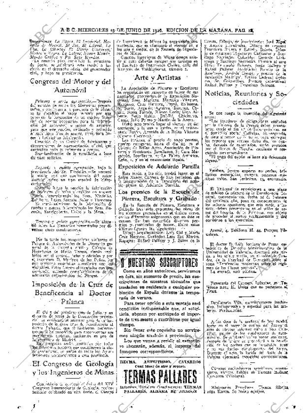 ABC MADRID 23-06-1926 página 18