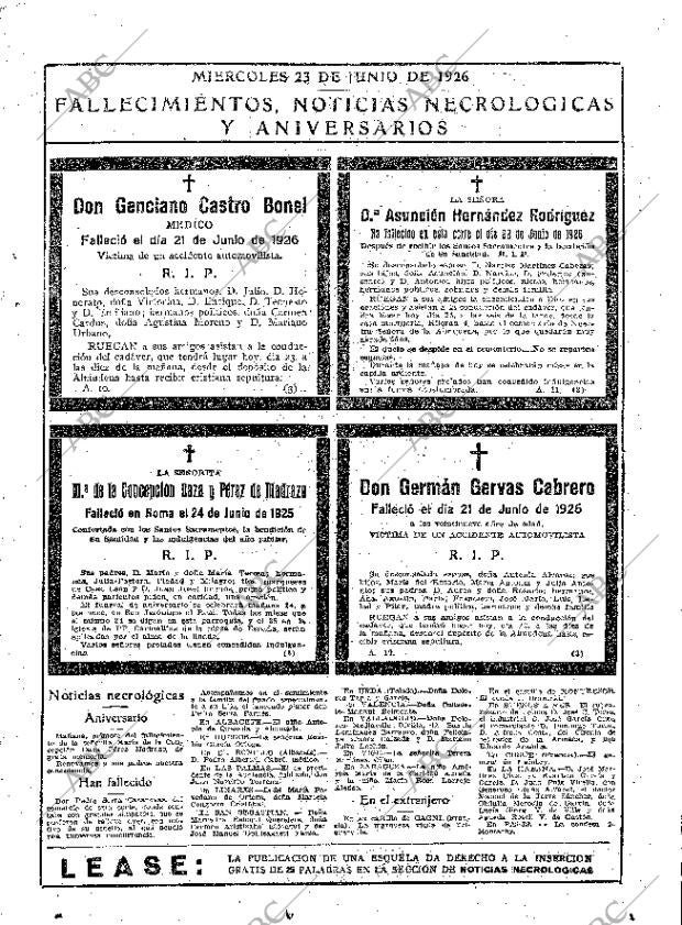 ABC MADRID 23-06-1926 página 33