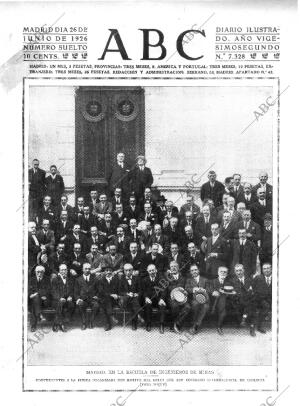ABC MADRID 26-06-1926 página 1