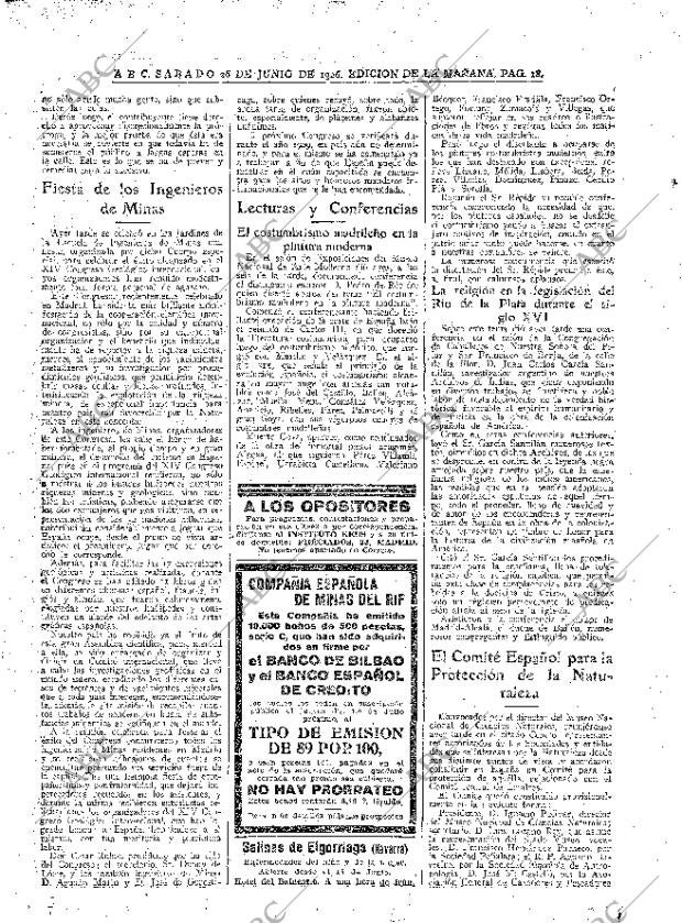 ABC MADRID 26-06-1926 página 18