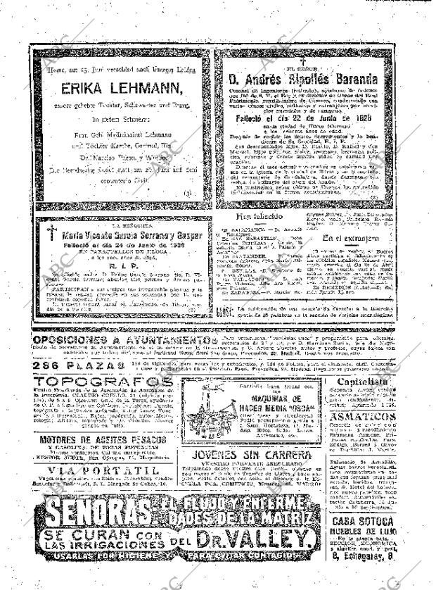 ABC MADRID 26-06-1926 página 36