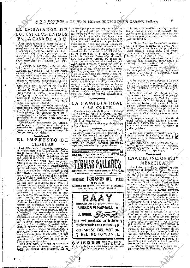 ABC MADRID 27-06-1926 página 17