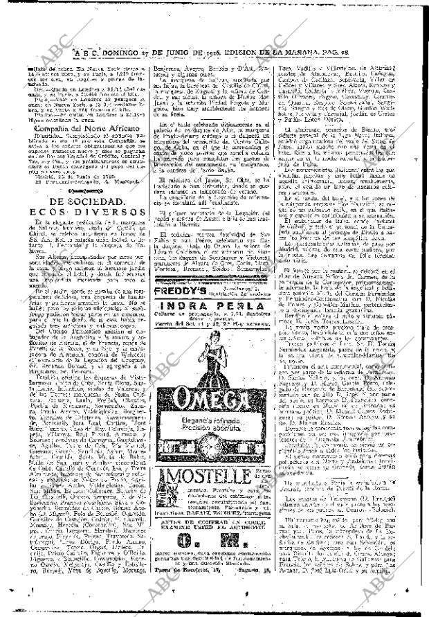 ABC MADRID 27-06-1926 página 28
