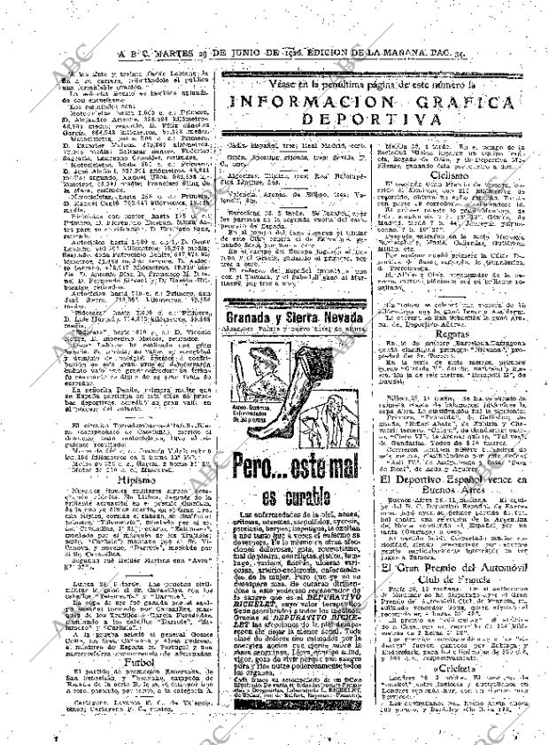 ABC MADRID 29-06-1926 página 34