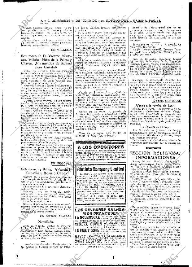 ABC MADRID 30-06-1926 página 18