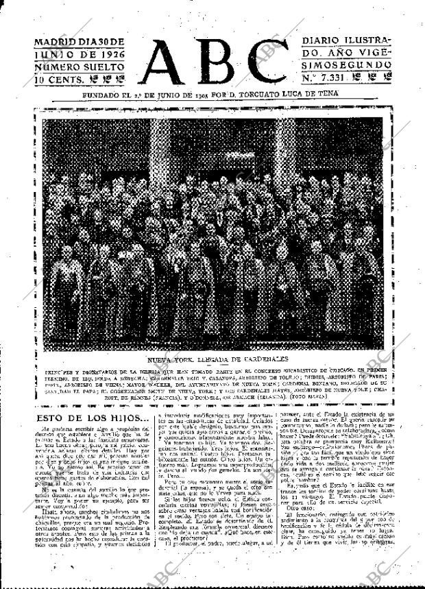 ABC MADRID 30-06-1926 página 3