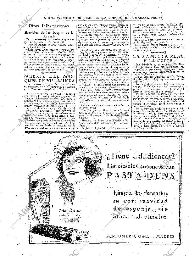 ABC MADRID 02-07-1926 página 10