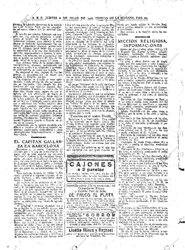 ABC MADRID 08-07-1926 página 20
