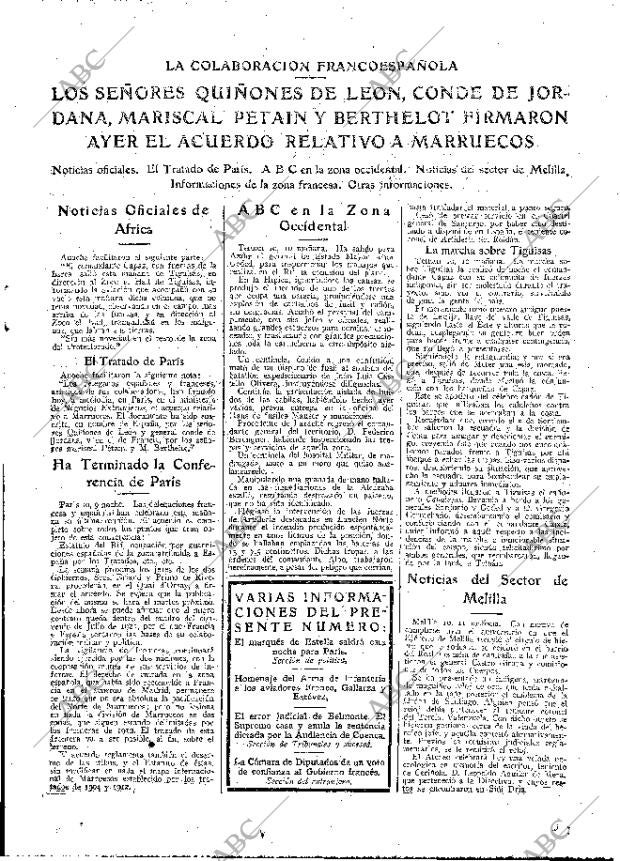 ABC MADRID 11-07-1926 página 15