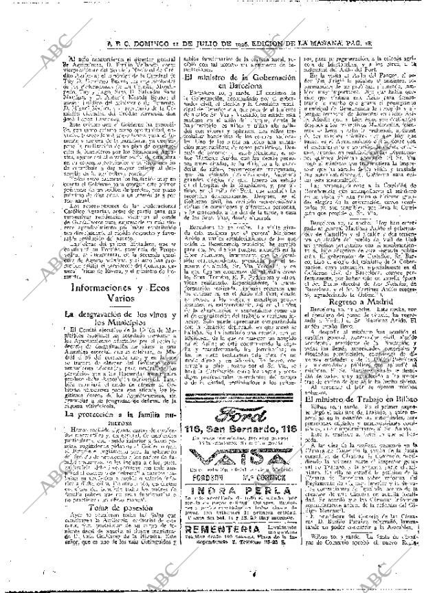 ABC MADRID 11-07-1926 página 18
