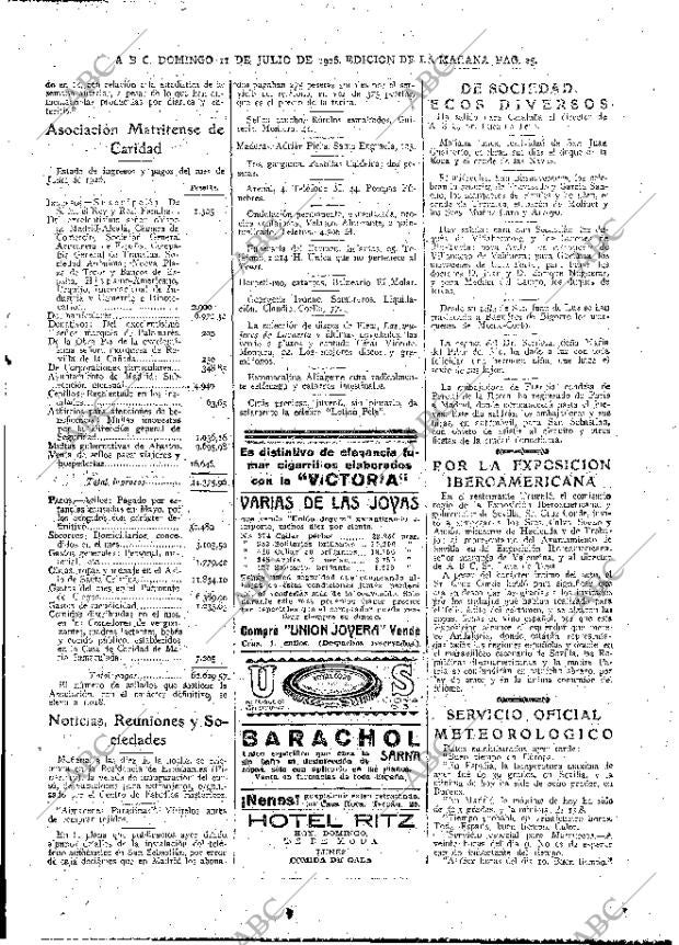 ABC MADRID 11-07-1926 página 25