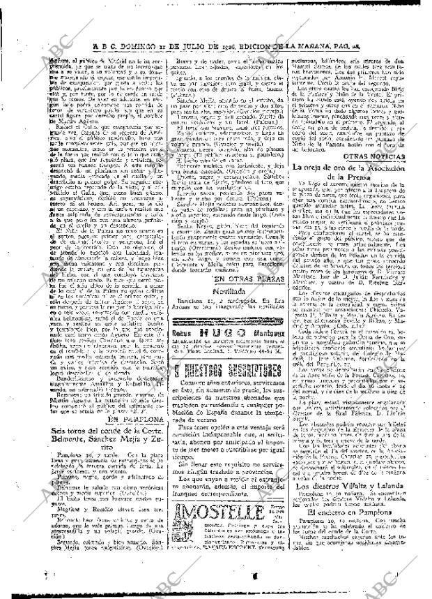 ABC MADRID 11-07-1926 página 28