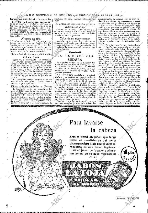 ABC MADRID 11-07-1926 página 30