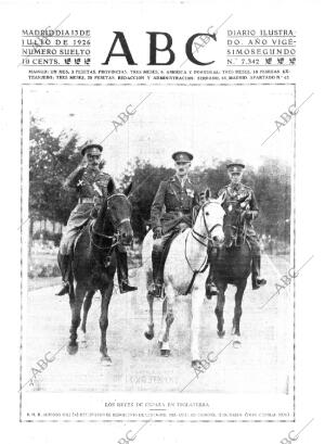 ABC MADRID 13-07-1926 página 1