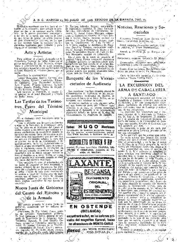 ABC MADRID 13-07-1926 página 16