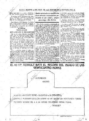 ABC MADRID 13-07-1926 página 18