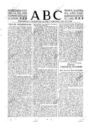 ABC MADRID 13-07-1926 página 3