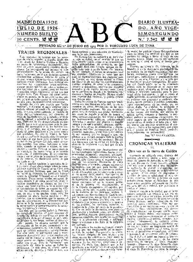 ABC MADRID 13-07-1926 página 3