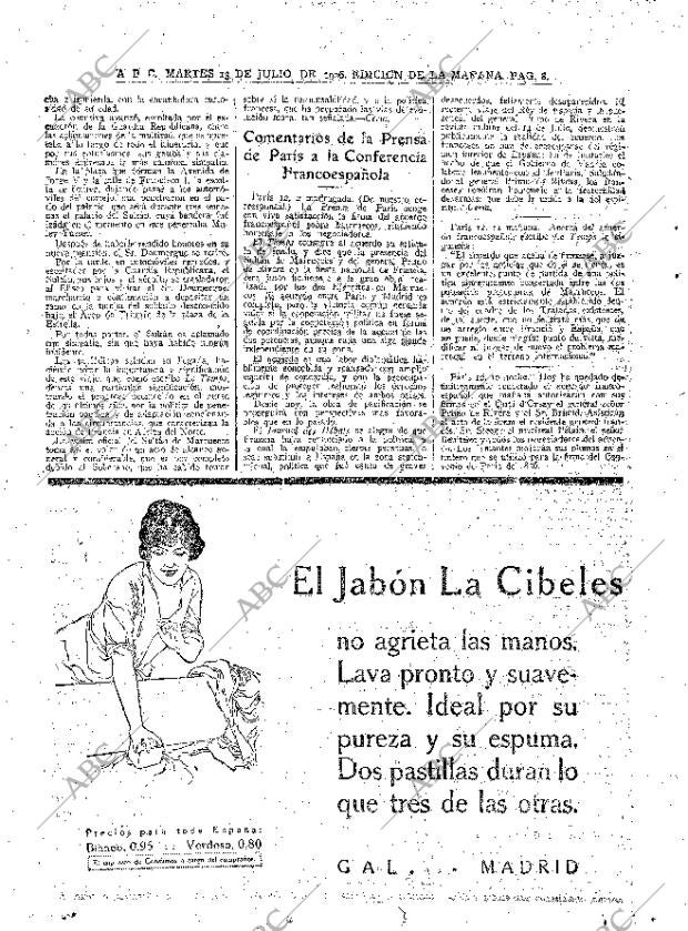 ABC MADRID 13-07-1926 página 8