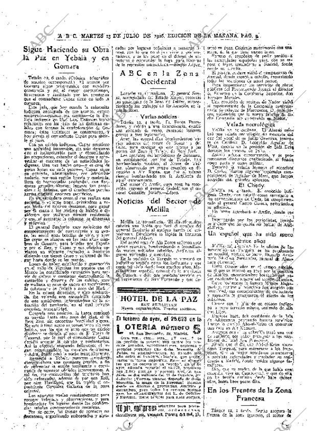 ABC MADRID 13-07-1926 página 9