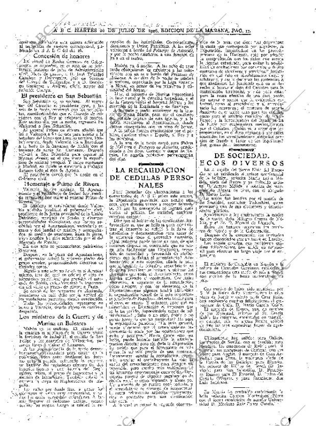 ABC MADRID 20-07-1926 página 11