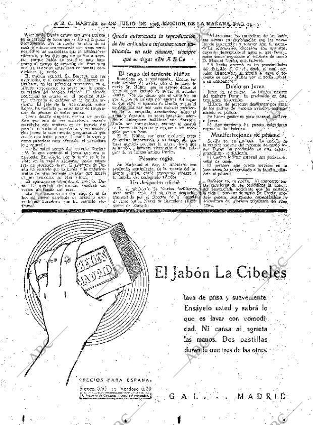 ABC MADRID 20-07-1926 página 14