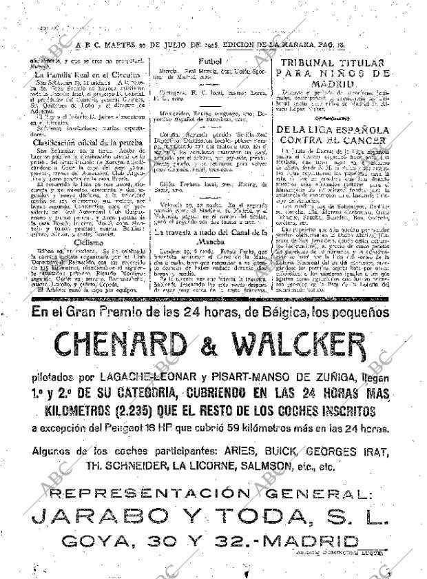 ABC MADRID 20-07-1926 página 18