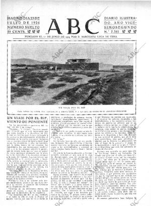 ABC MADRID 23-07-1926