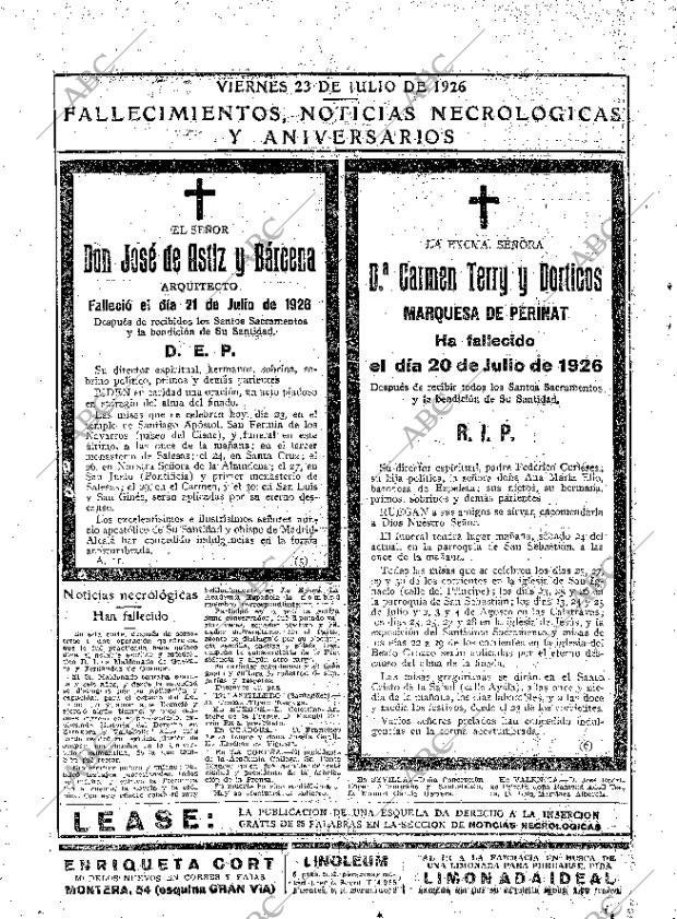 ABC MADRID 23-07-1926 página 30