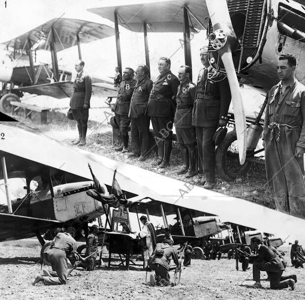 Inauguración del aeródromo del capitán Herraiz