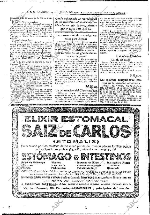 ABC MADRID 25-07-1926 página 24