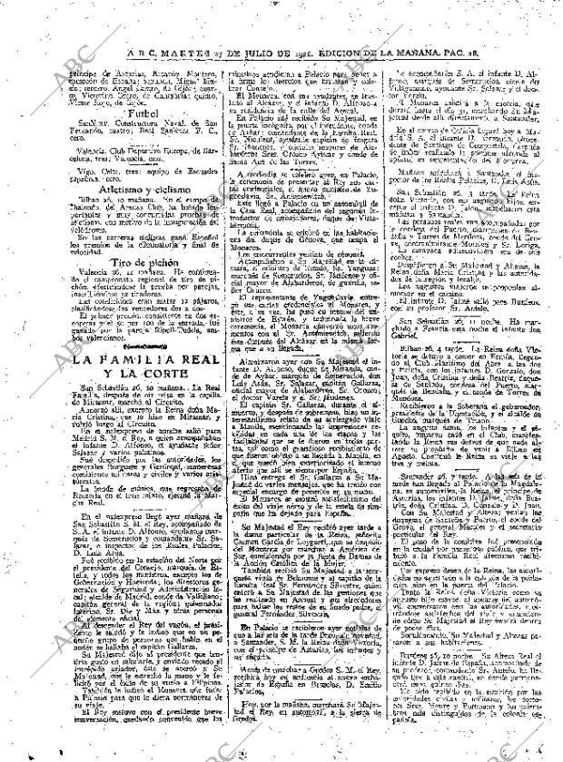 ABC MADRID 27-07-1926 página 18