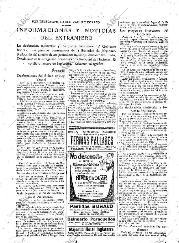 ABC MADRID 27-07-1926 página 25