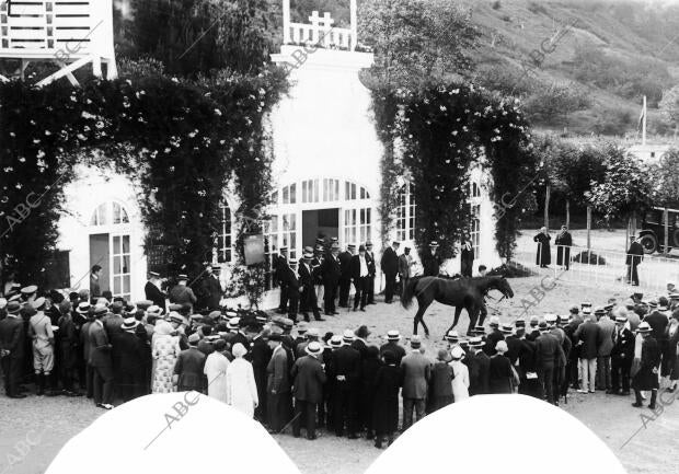 Subasta del Caballo "Sandover" de la marquesa viuda de Villagordio, ganador del...