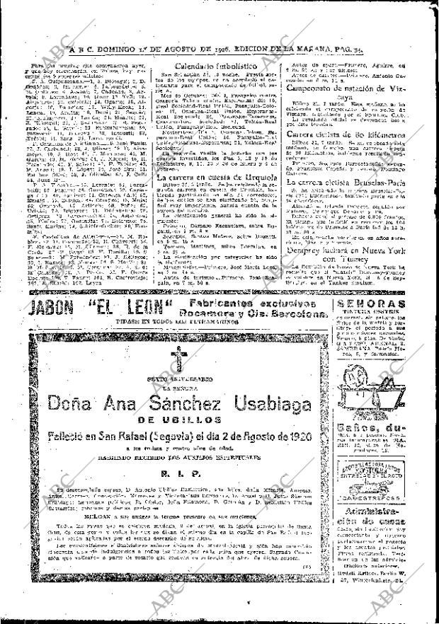ABC MADRID 01-08-1926 página 34