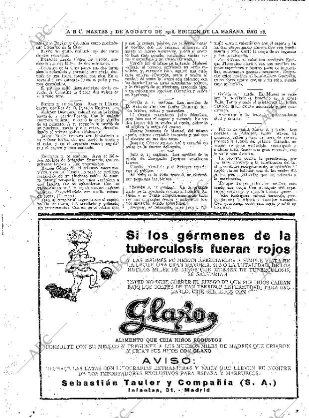 ABC MADRID 03-08-1926 página 18