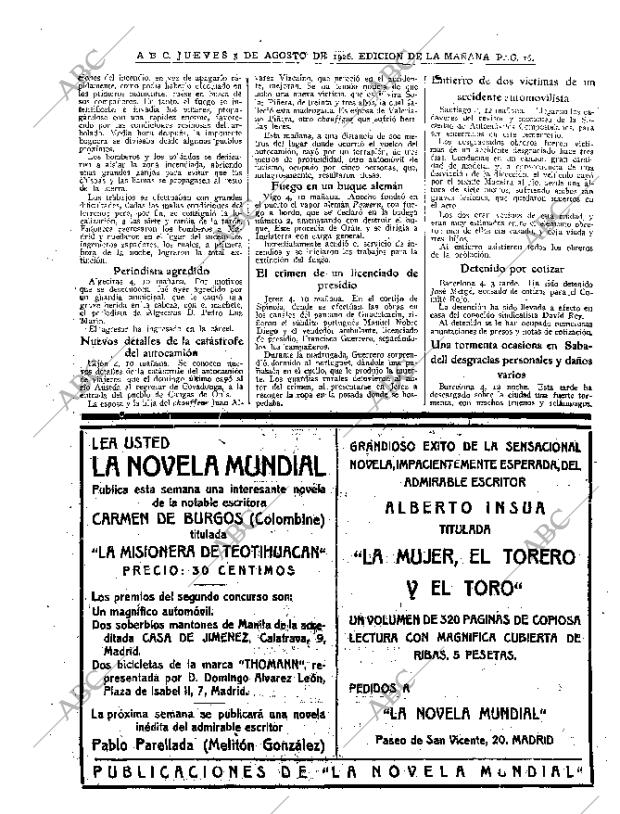 ABC MADRID 05-08-1926 página 16