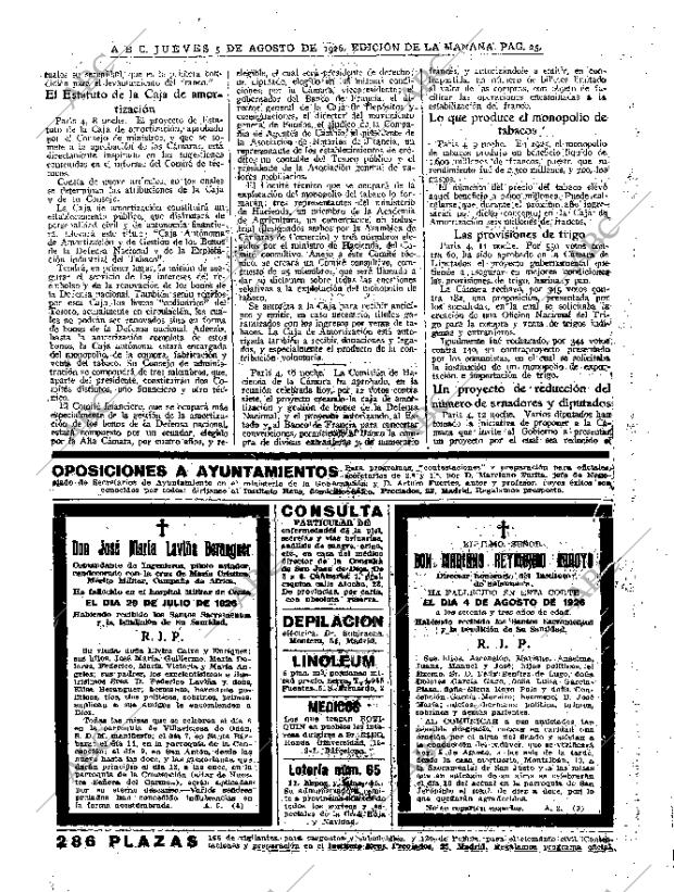 ABC MADRID 05-08-1926 página 25