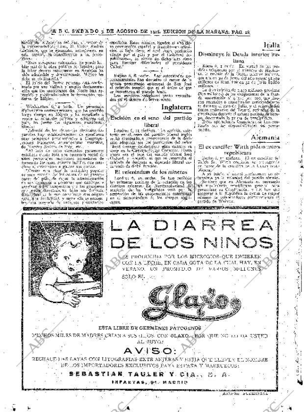 ABC MADRID 07-08-1926 página 18
