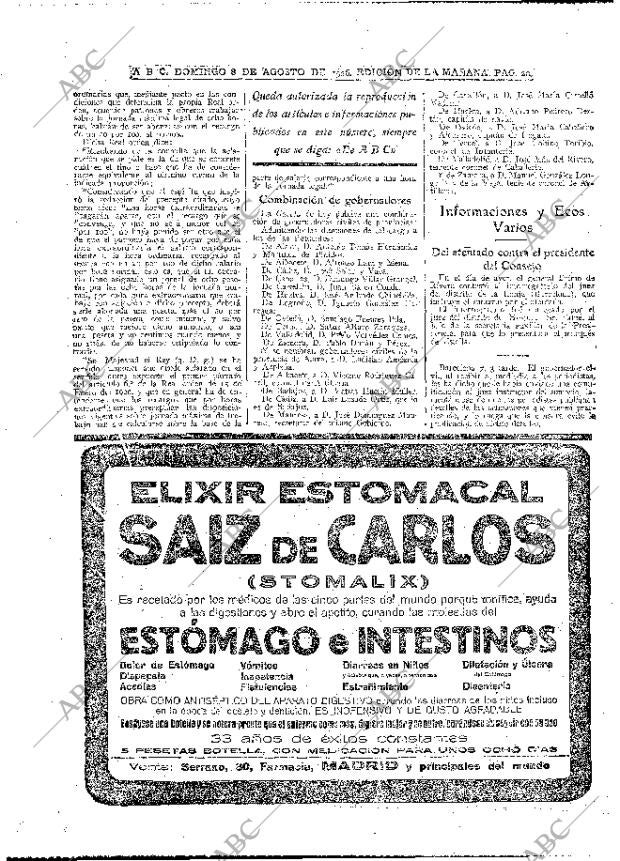 ABC MADRID 08-08-1926 página 20
