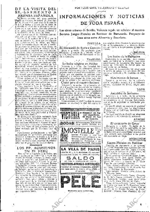 ABC MADRID 08-08-1926 página 23