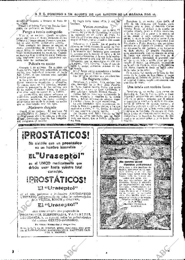 ABC MADRID 08-08-1926 página 26