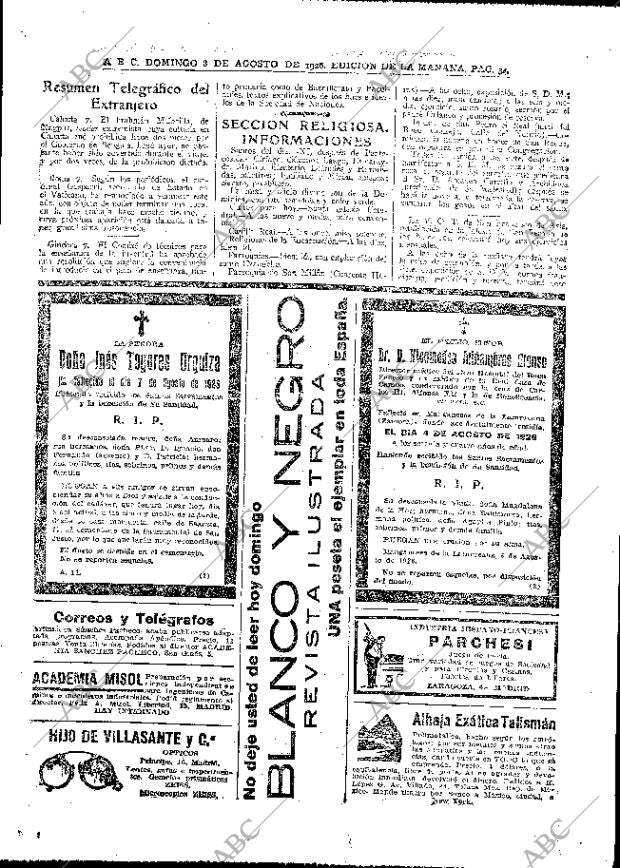ABC MADRID 08-08-1926 página 34