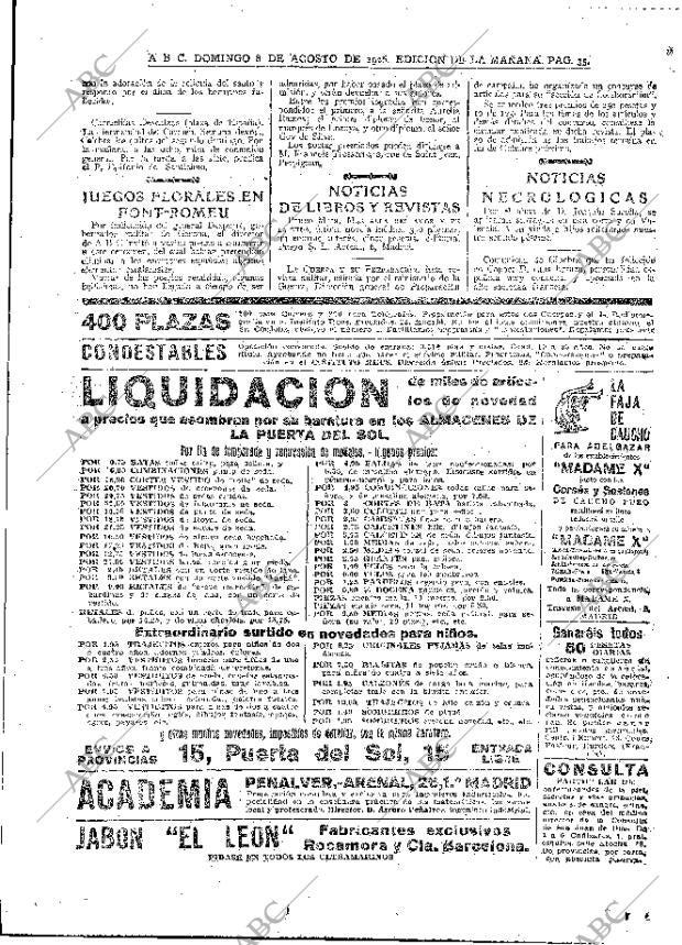 ABC MADRID 08-08-1926 página 35